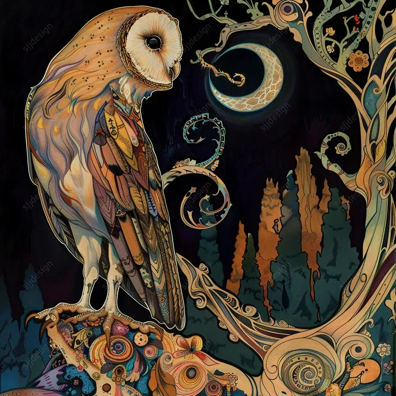 Mystical Folk Spectrum Art