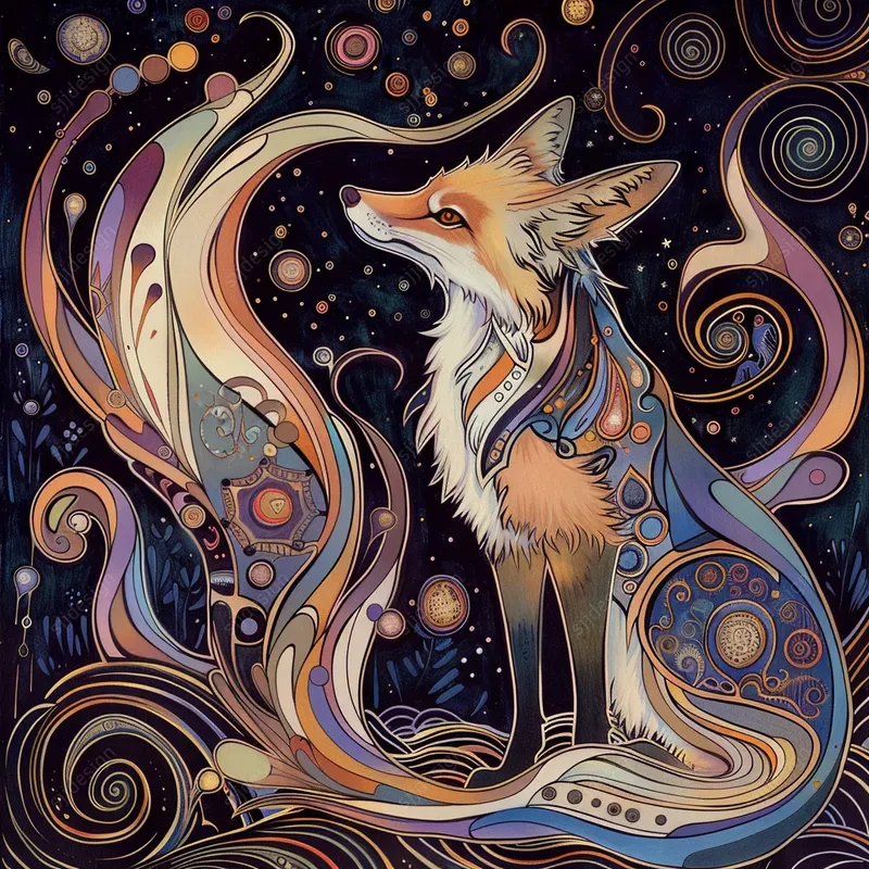 Mystical Folk Spectrum Art