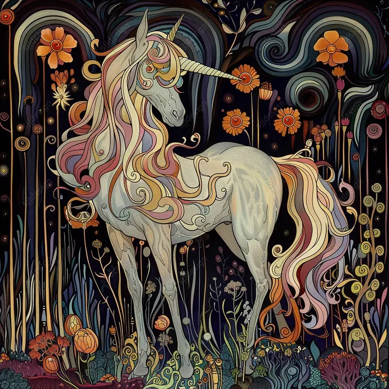 Mystical Folk Spectrum Art