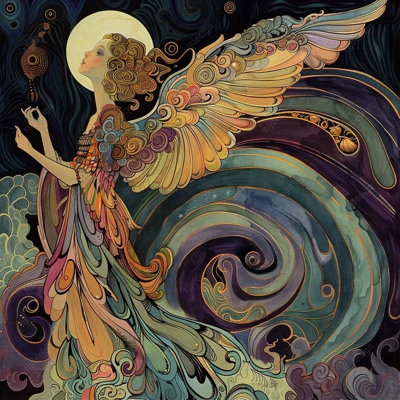 Mystical Folk Spectrum Art