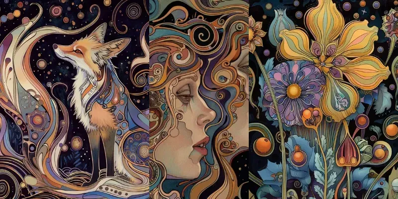 Mystical Folk Spectrum Art generated by undefined