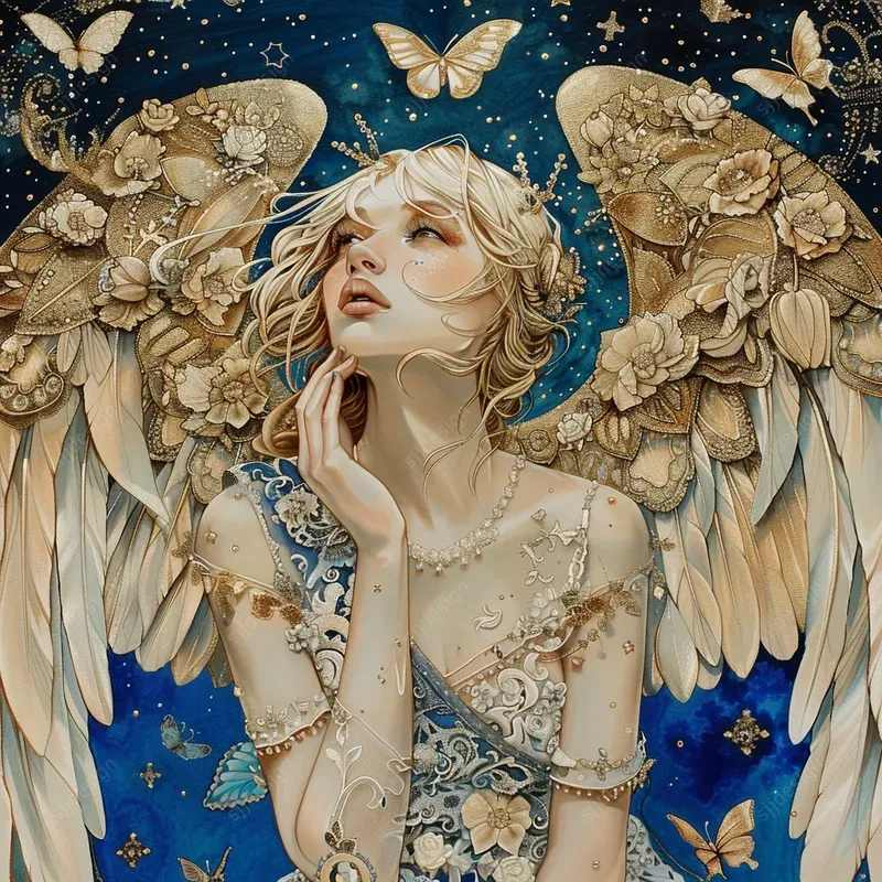Serene Cosmos Elegance Art