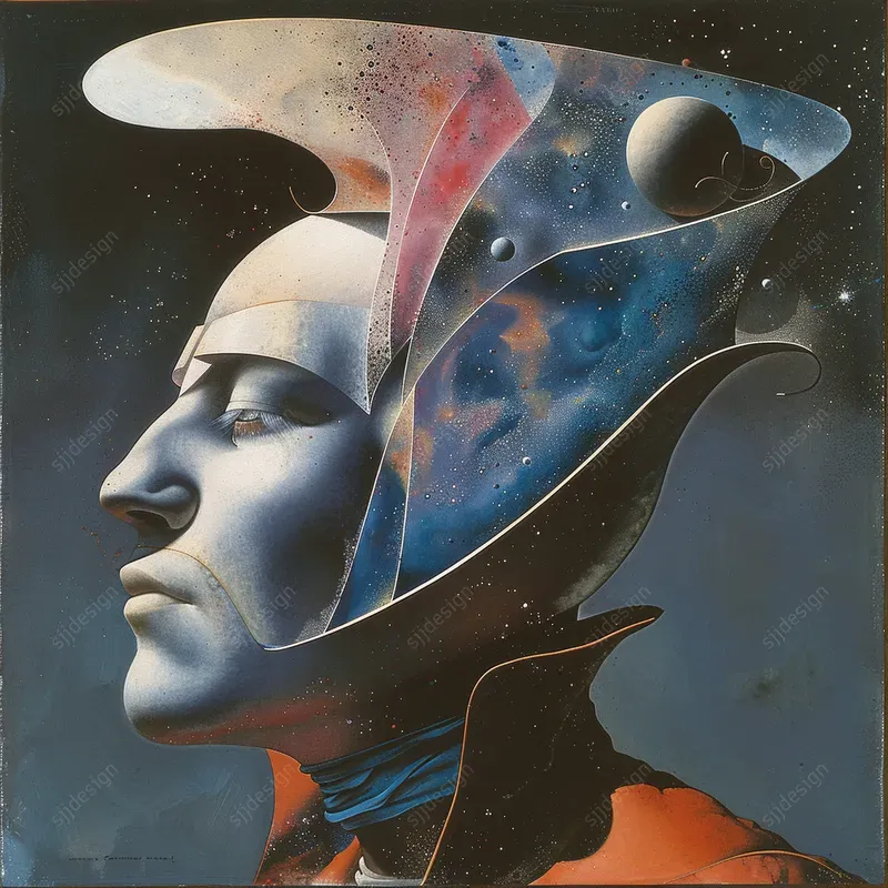 Celestial Elegances In Space Opera Art