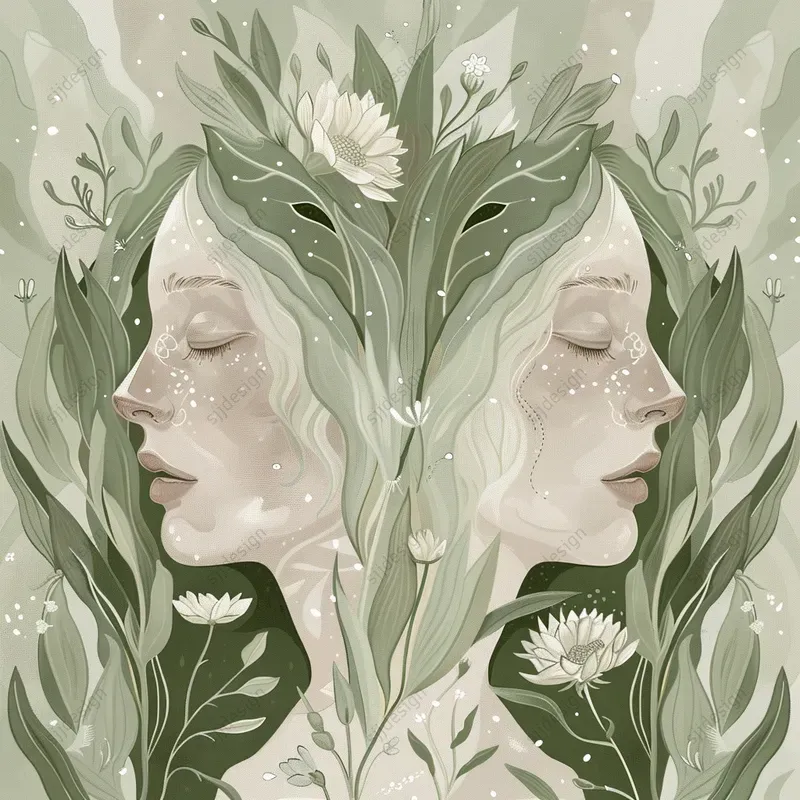 Ethereal Floral Serenity Art