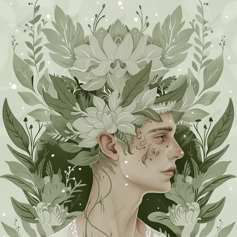Ethereal Floral Serenity Art