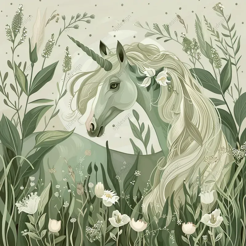 Ethereal Floral Serenity Art