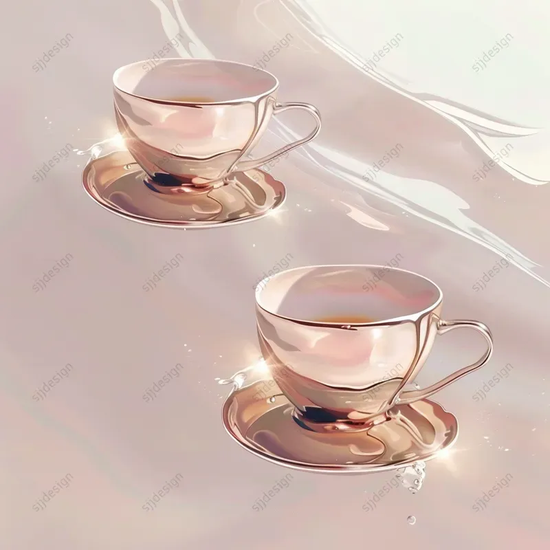 Dreamlike Watercolor Oil Fusions