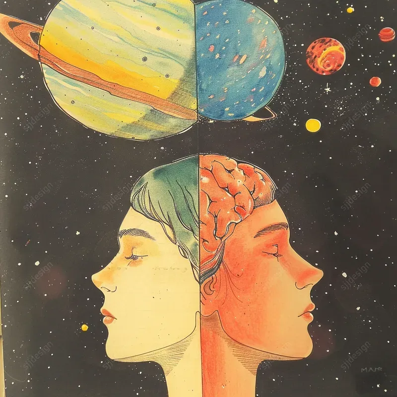 Planetary Vintage Art