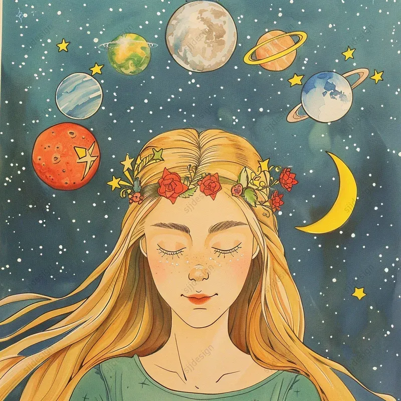 Planetary Vintage Art