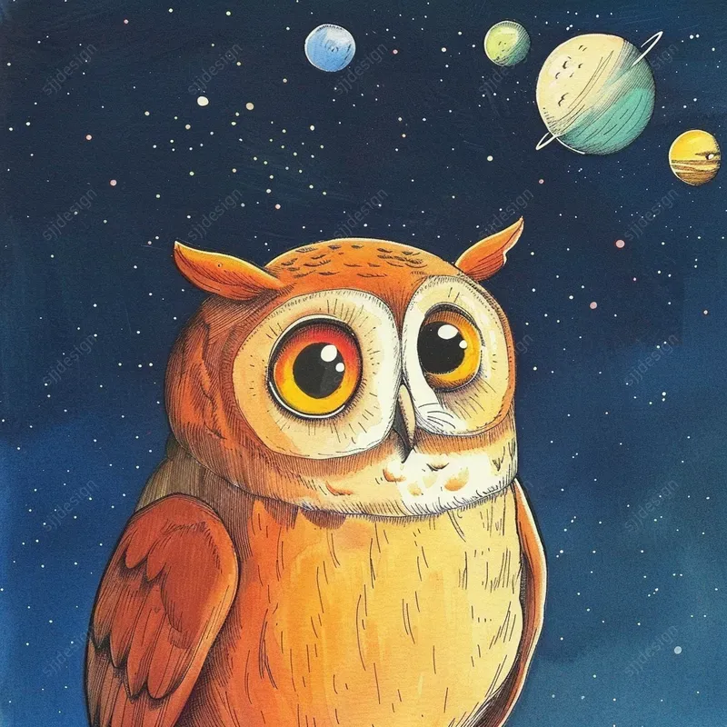 Planetary Vintage Art