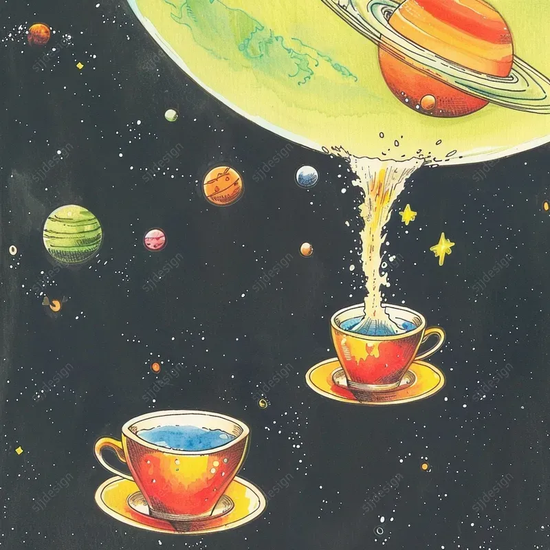 Planetary Vintage Art