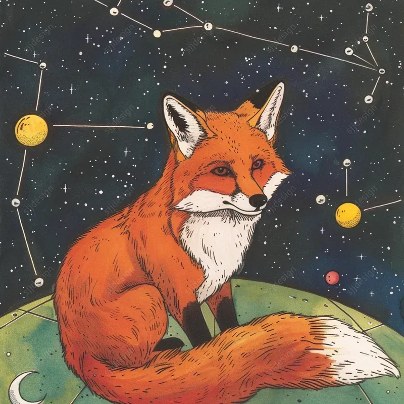 Planetary Vintage Art