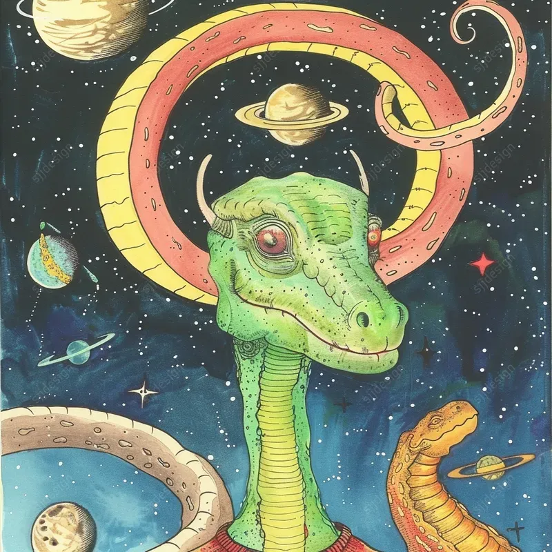 Planetary Vintage Art