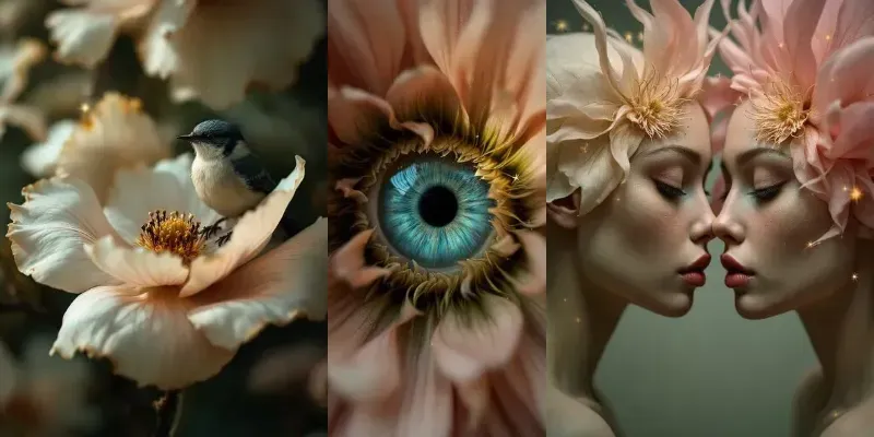 Poetic Petals Dreamlike Surrealisms generated by undefined