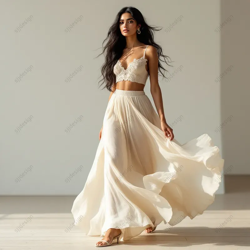 Radiant Elegance Soft Fashion Portraits