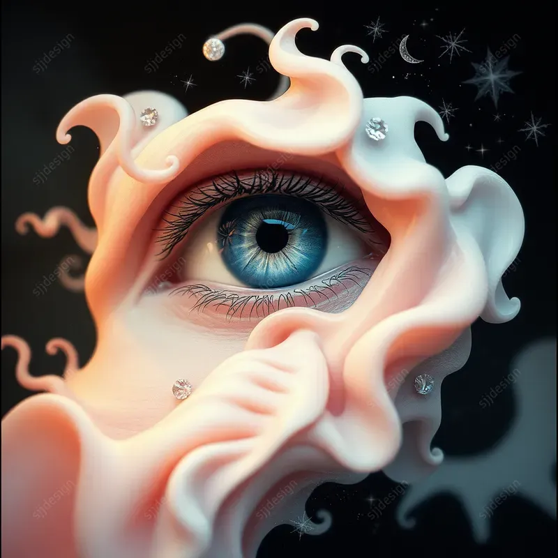 Celestial Surrealism With Soft Tones