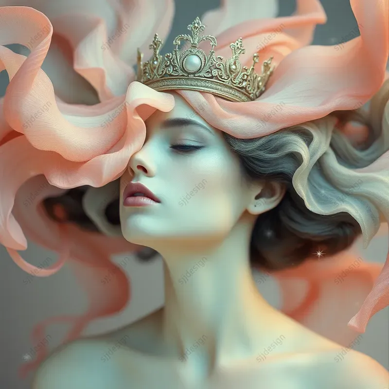 Celestial Surrealism With Soft Tones