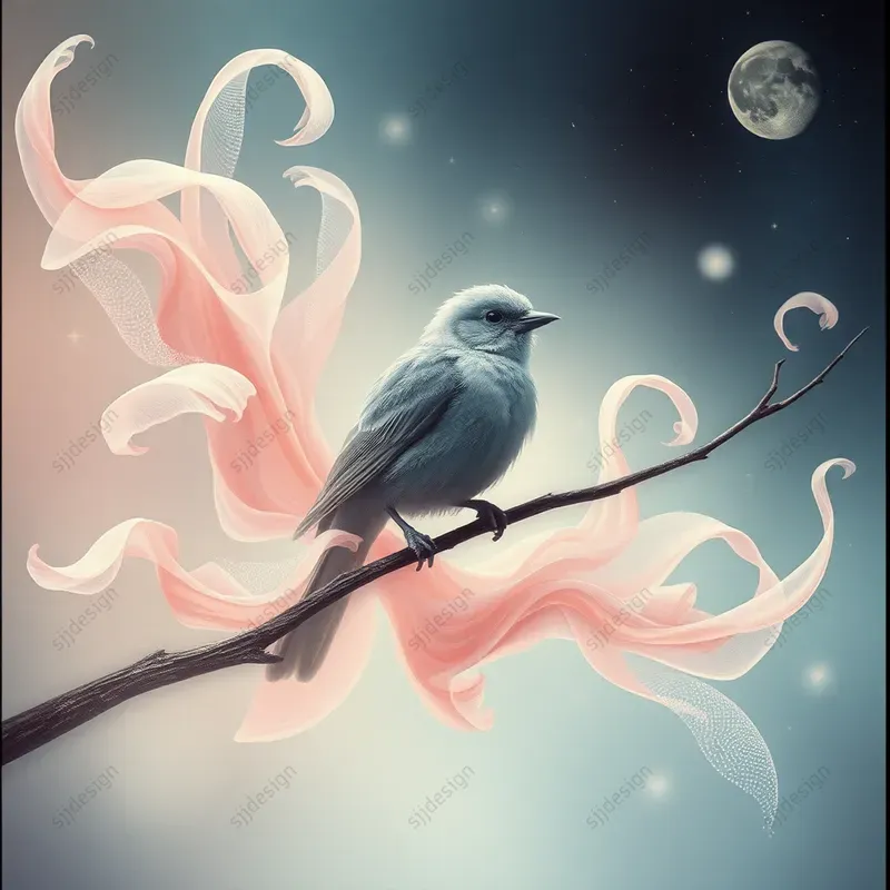 Celestial Surrealism With Soft Tones