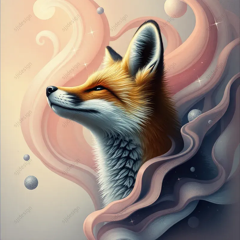 Celestial Surrealism With Soft Tones