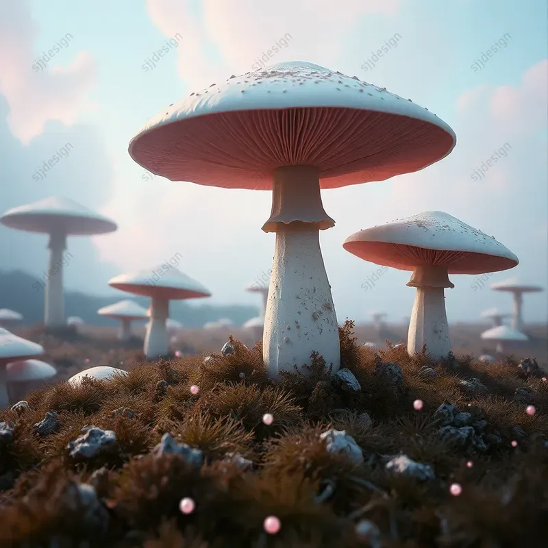 Celestial Surrealism With Soft Tones