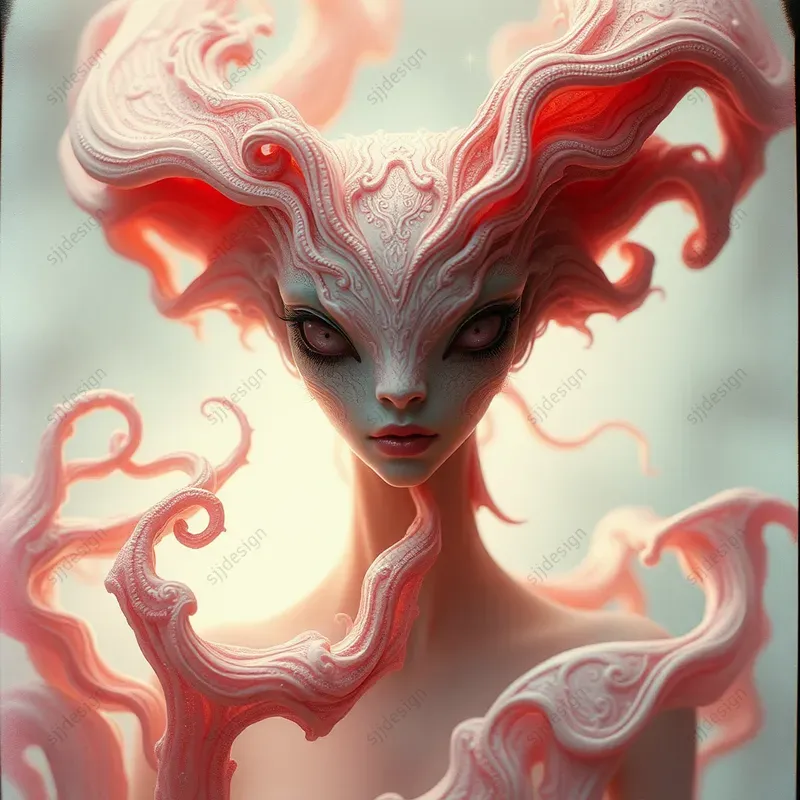 Celestial Surrealism With Soft Tones