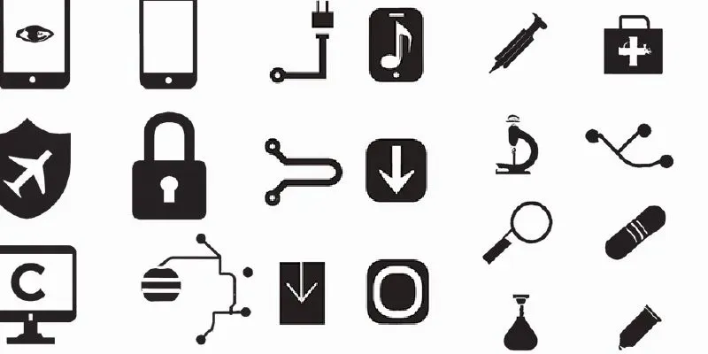 Icons for Infographics and Social Media generated by undefined