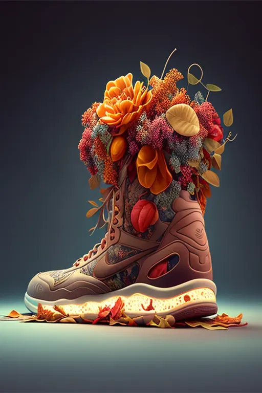Flower Filled Shoes