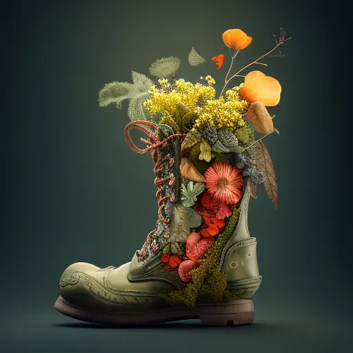 Flower Filled Shoes