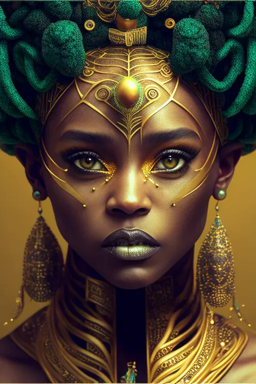 Portraits Of African American Women In Fabulous Make-up