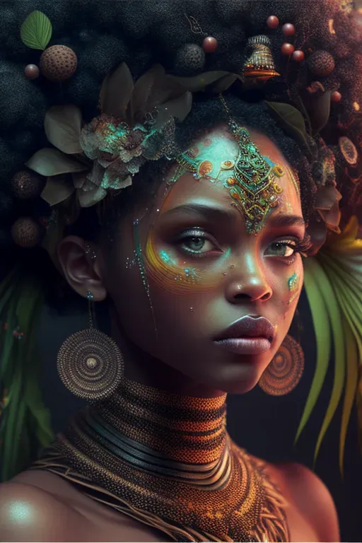 Portraits Of African American Women In Fabulous Make-up