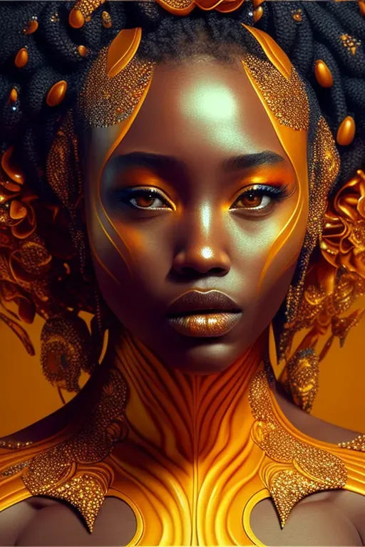 Portraits Of African American Women In Fabulous Make-up