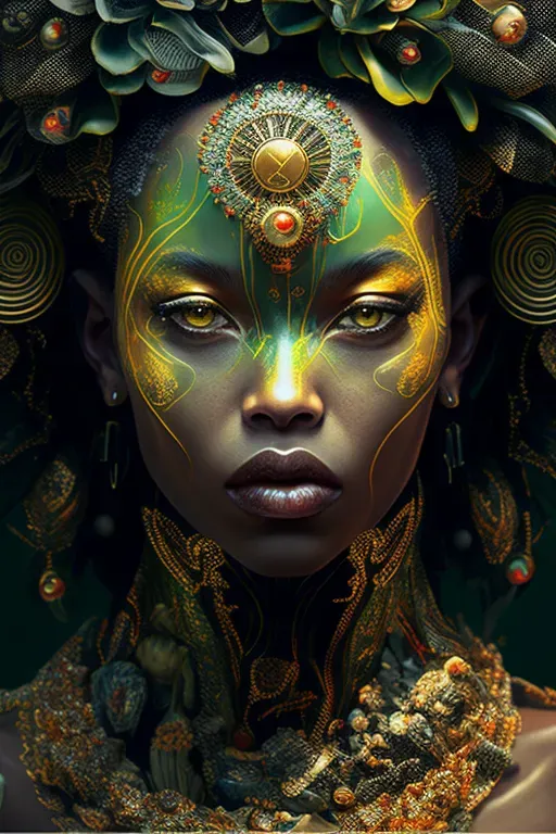 Portraits Of African American Women In Fabulous Make-up
