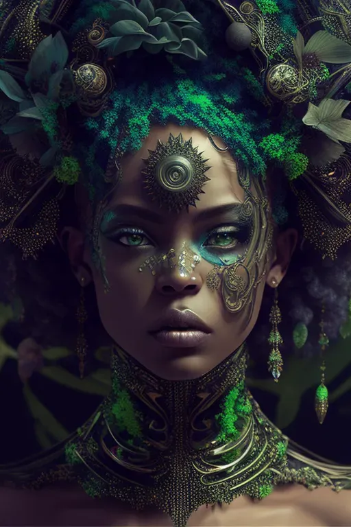 Portraits Of African American Women In Fabulous Make-up