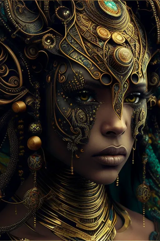 Portraits Of African American Women In Fabulous Make-up