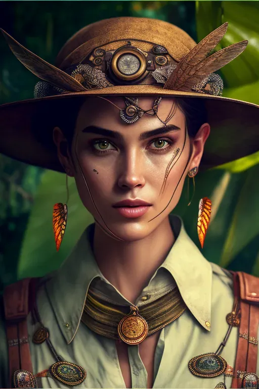 Women Portraits With Insects