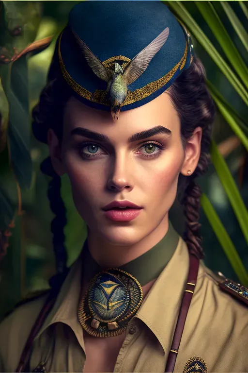 Women Portraits With Insects