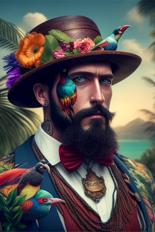 Men Portrait Wildlife Attires