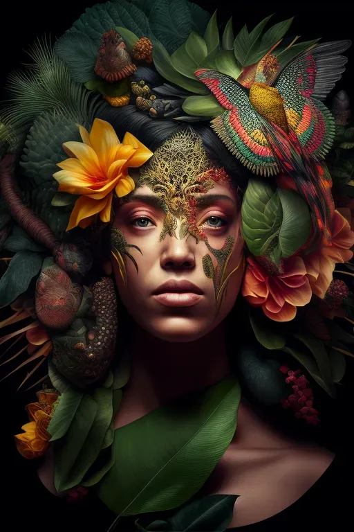 Women Portraits With Nature