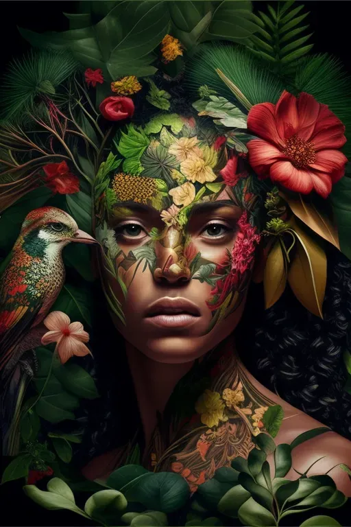 Women Portraits With Nature