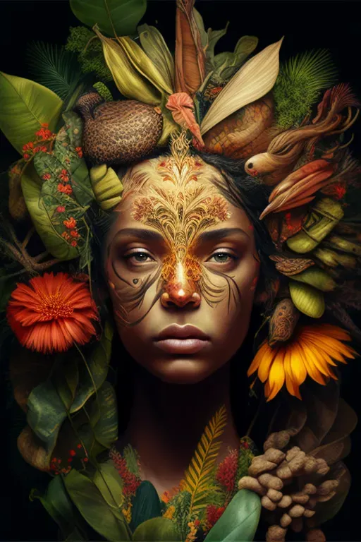 Women Portraits With Nature