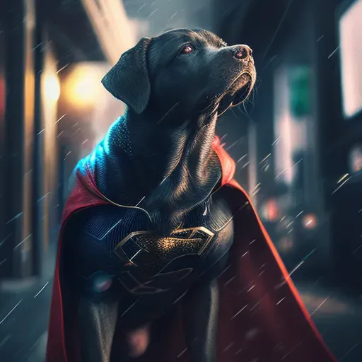 Superhero Animal Photo Portraits