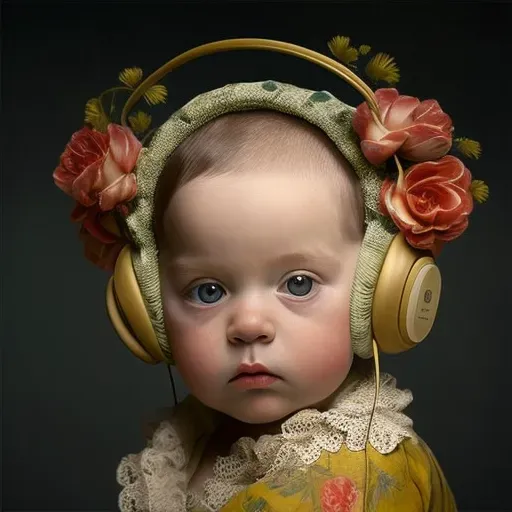 Baby Headphone Portraits