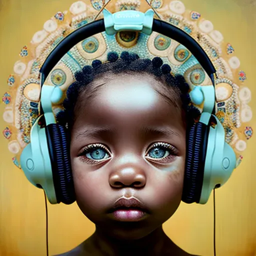 Baby Headphone Portraits