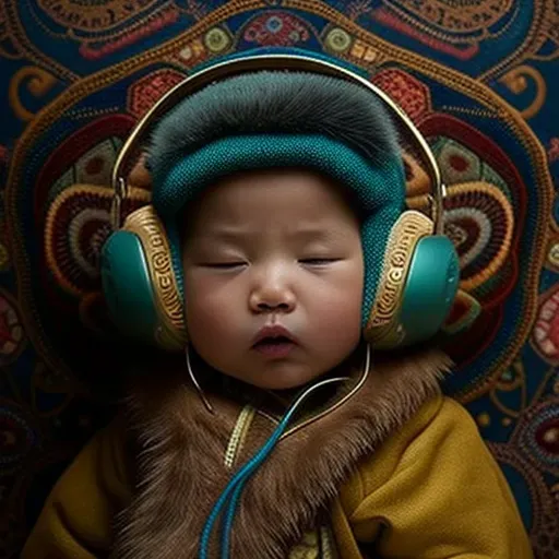 Baby Headphone Portraits