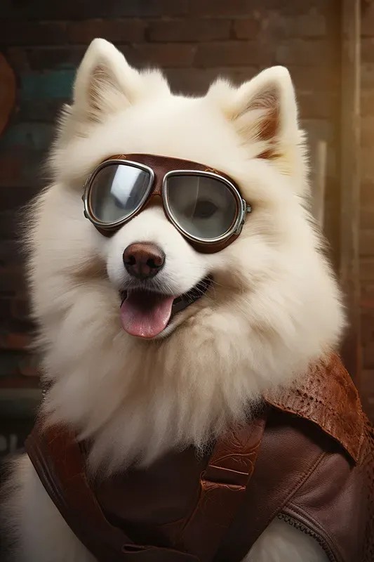 Vintage Aviator Animal Portraits
