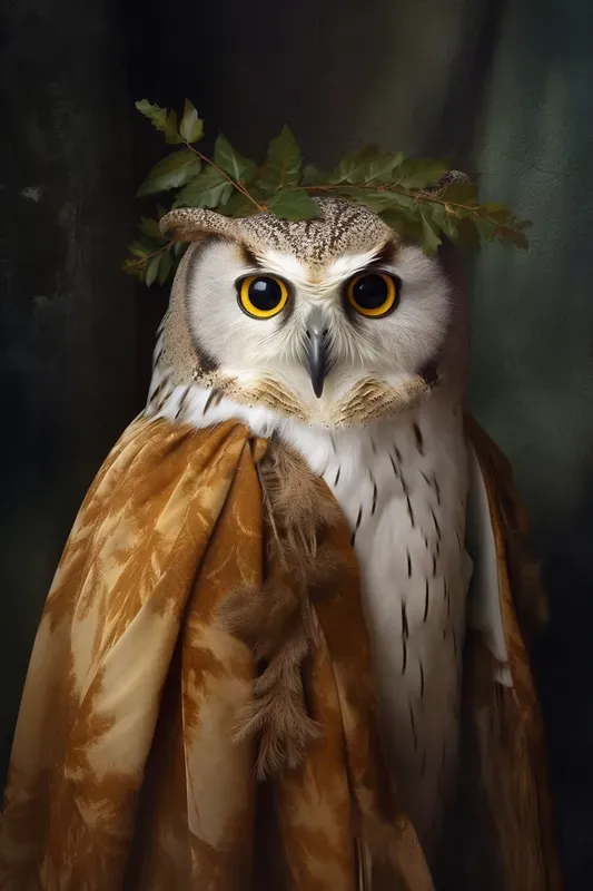 Ancient Greek-inspired Animal Portraits