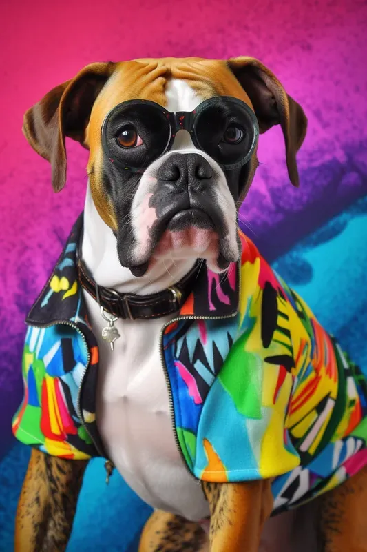Pop Art Animal Fashionista Portraits