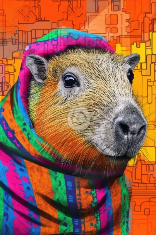 Pop Art Animal Fashionista Portraits