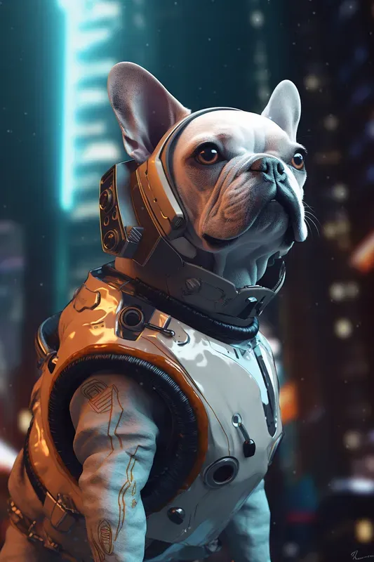 Retrofuturistic Animal Portraits