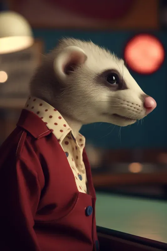 Vintage Bowling Animal Portraits